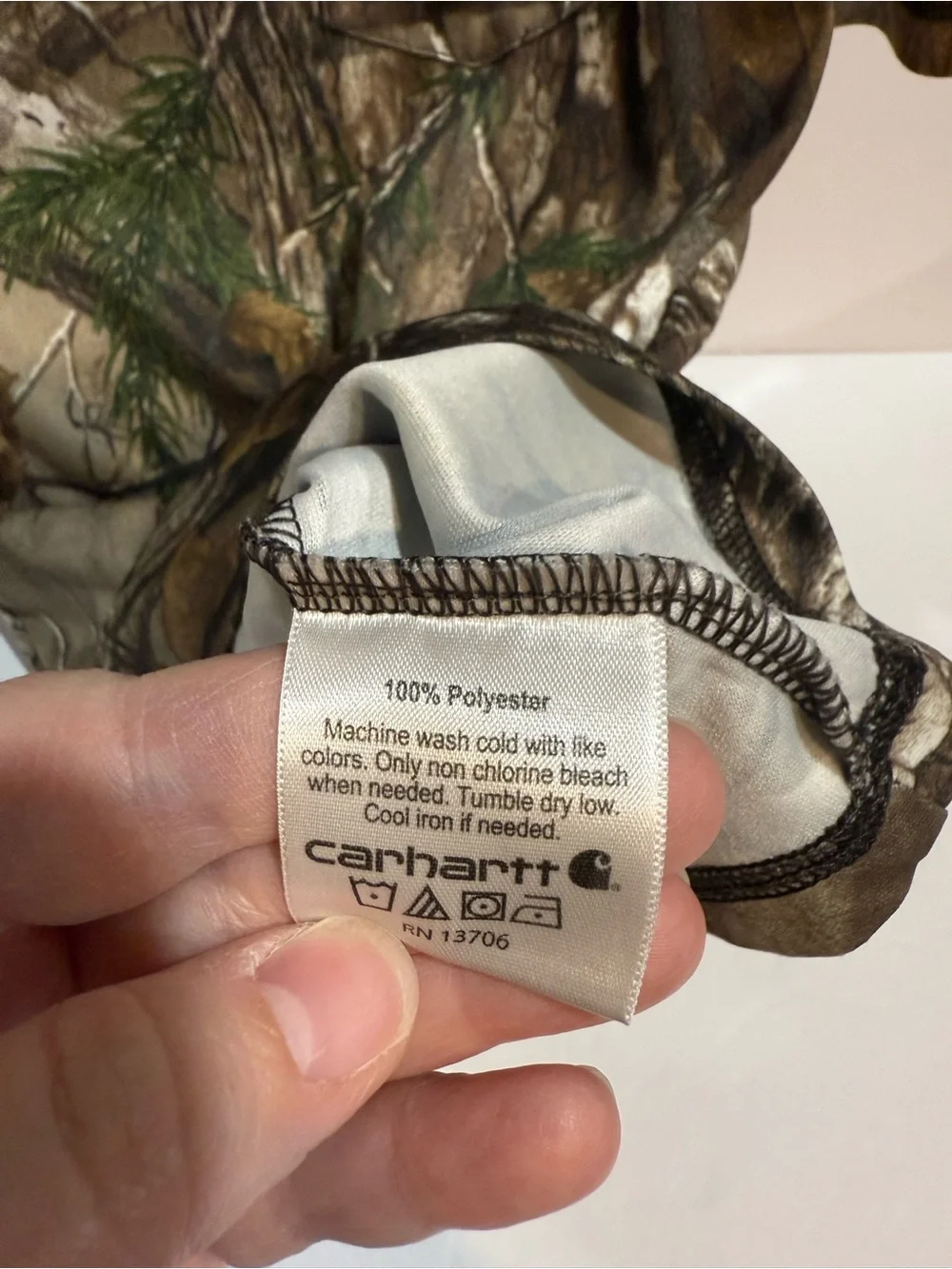 4T Youth Carhartt Camo Shirt